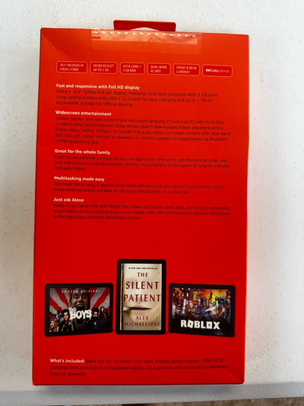 *Box Unopened* Amazon Fire HD 10 Tablet - Black - Picture 2 of 2